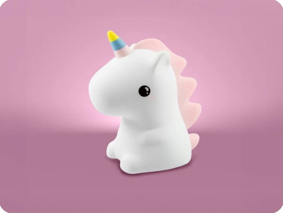 Veilleuse TACTILE  Licorne LED pour enfants USB Rechargeable lampe de nuit