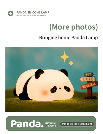 Veilleuse Panda Tactile avec luminosité réglable