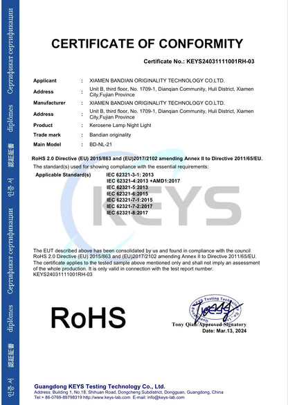 Veilleuse automatique rechargeable