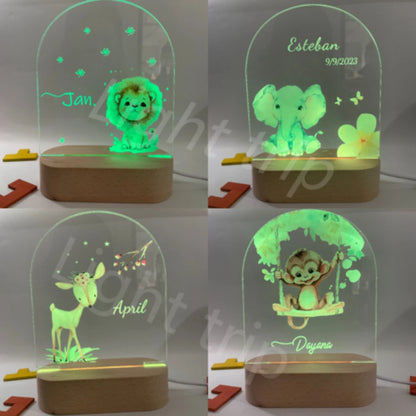 Veilleuse personnalisée pour bébé