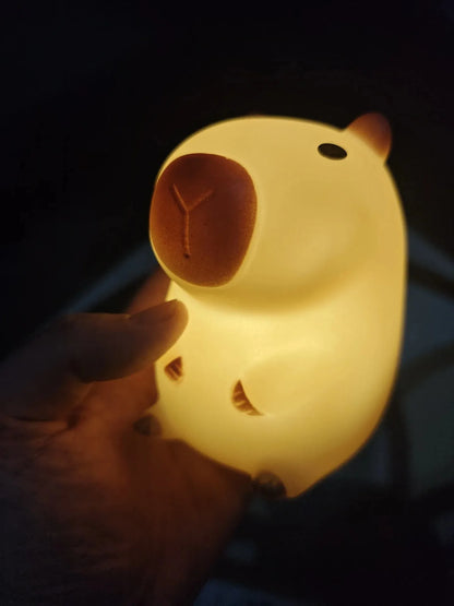 Mignon Capybara veilleuse de nuit en Silicone