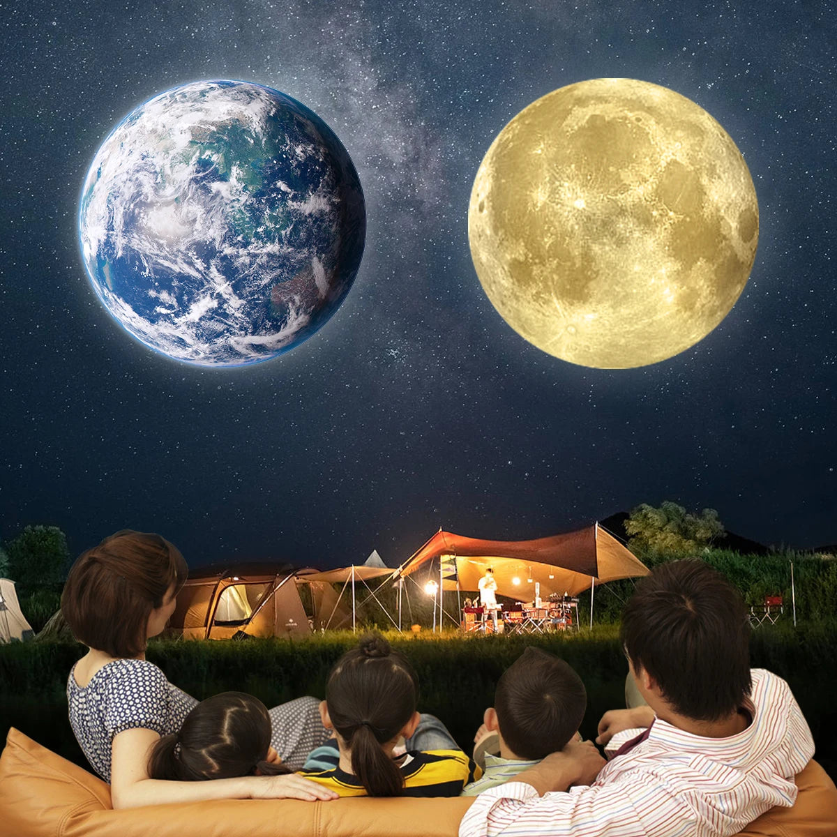 Veilleuse Projecteur Lune ou Terre