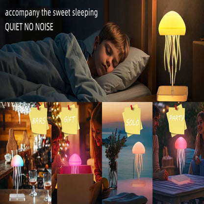 Lampe méduse LED avec 9 tentacules