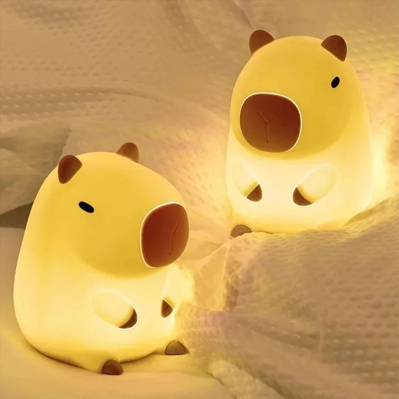 Mignon Capybara veilleuse de nuit en Silicone