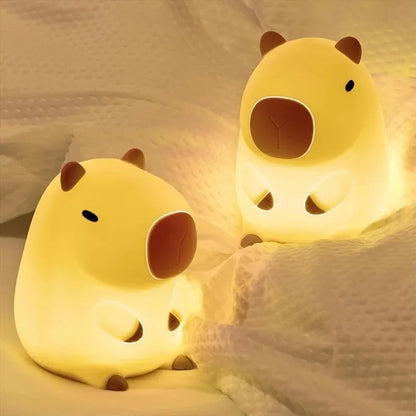 Mignon Capybara veilleuse de nuit en Silicone