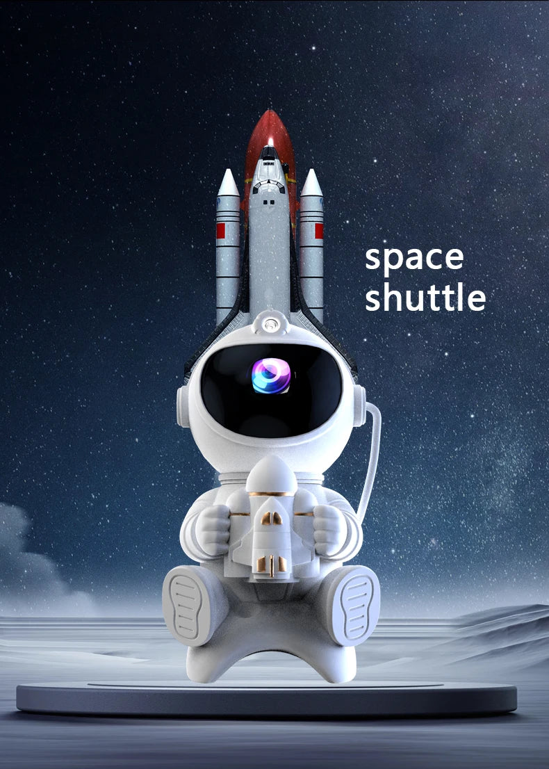 Projecteur d'Etoile Astronaute Bluetooth avec haut-parleur et télécommande