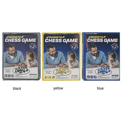 Magnetic Chess Game Jeu de Stratégie avec Pierres Aimantées pour Enfants | Logique, Réflexion et Fun
