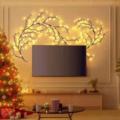 Lumière décorative branche d'arbre 96 leds