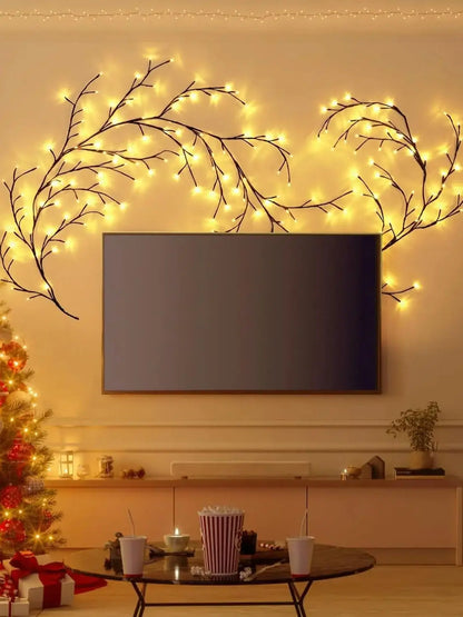 Lumière décorative branche d'arbre 96 leds