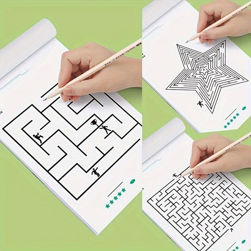 Livre de Labyrinthes pour Enfants . Jeu Eductif, Logique et Amusant