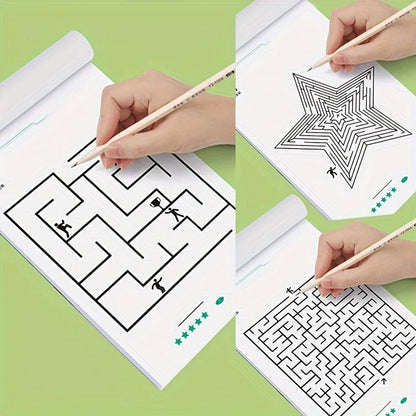 Livre de Labyrinthes pour Enfants . Jeu Eductif, Logique et Amusant