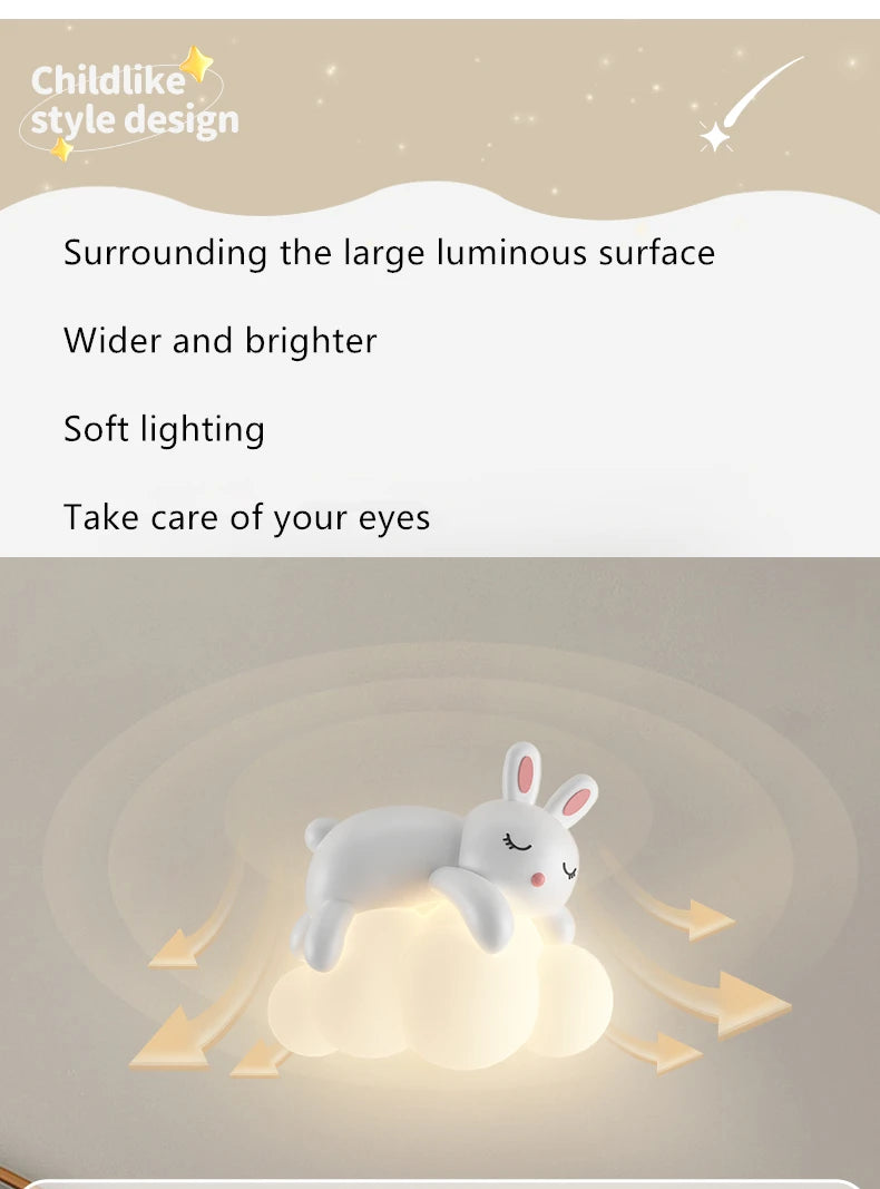 Applique Murale Suspendue en Forme de Petit Ours pour Chambre d'Enfant.