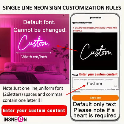 Néon Led personnalisé