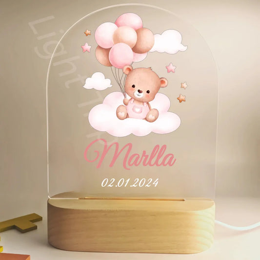 Veilleuse personnalisée pour bébé