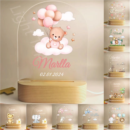 Veilleuse personnalisée pour bébé