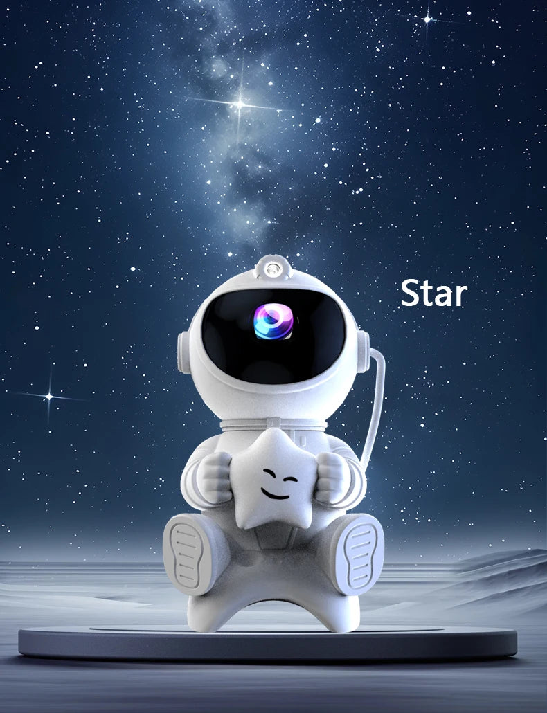 Projecteur d'Etoile Astronaute Bluetooth avec haut-parleur et télécommande