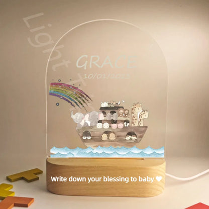 Veilleuse personnalisée pour bébé