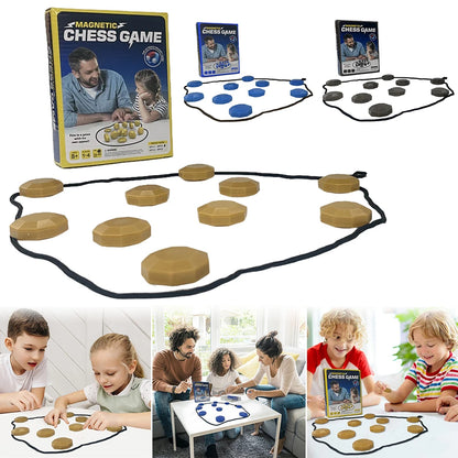 Magnetic Chess Game Jeu de Stratégie avec Pierres Aimantées pour Enfants | Logique, Réflexion et Fun