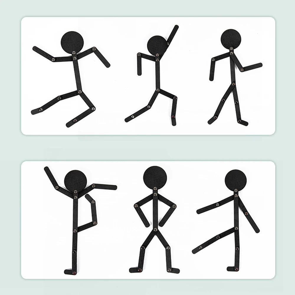 Wooden man Reproduit les figures