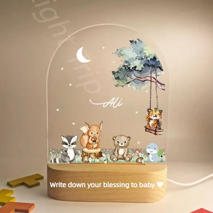 Veilleuse personnalisée pour bébé