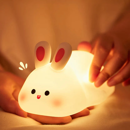 Veilleuse lapin Tactile avec Timer et Luminosité Reglable
