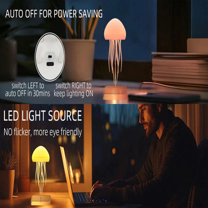 Lampe méduse LED avec 9 tentacules