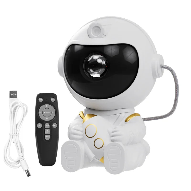 Projecteur d'Etoile Astronaute Bluetooth avec haut-parleur et télécommande