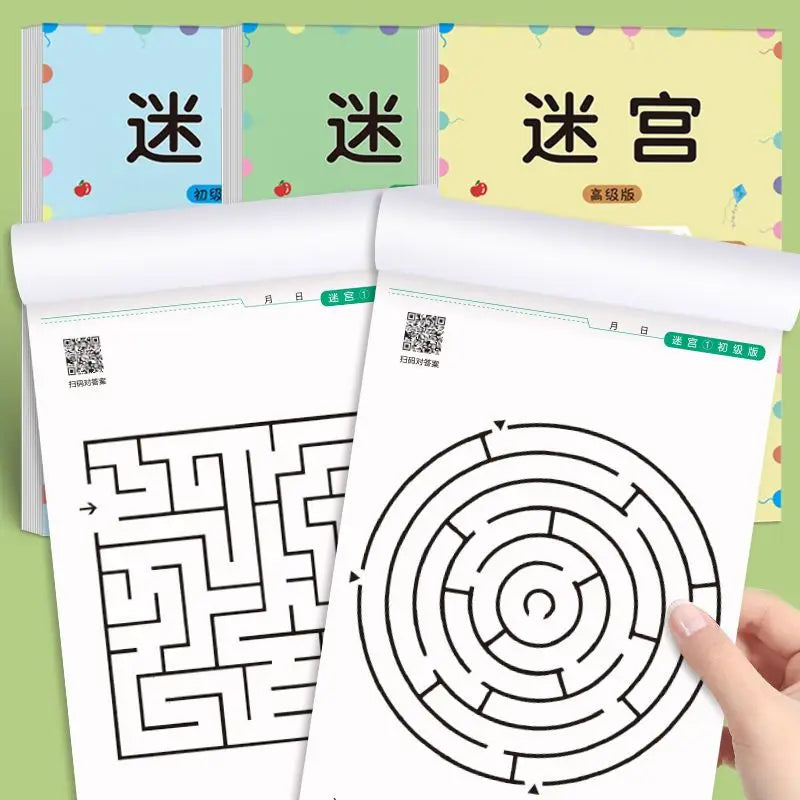 Livre de Labyrinthes pour Enfants . Jeu Eductif, Logique et Amusant