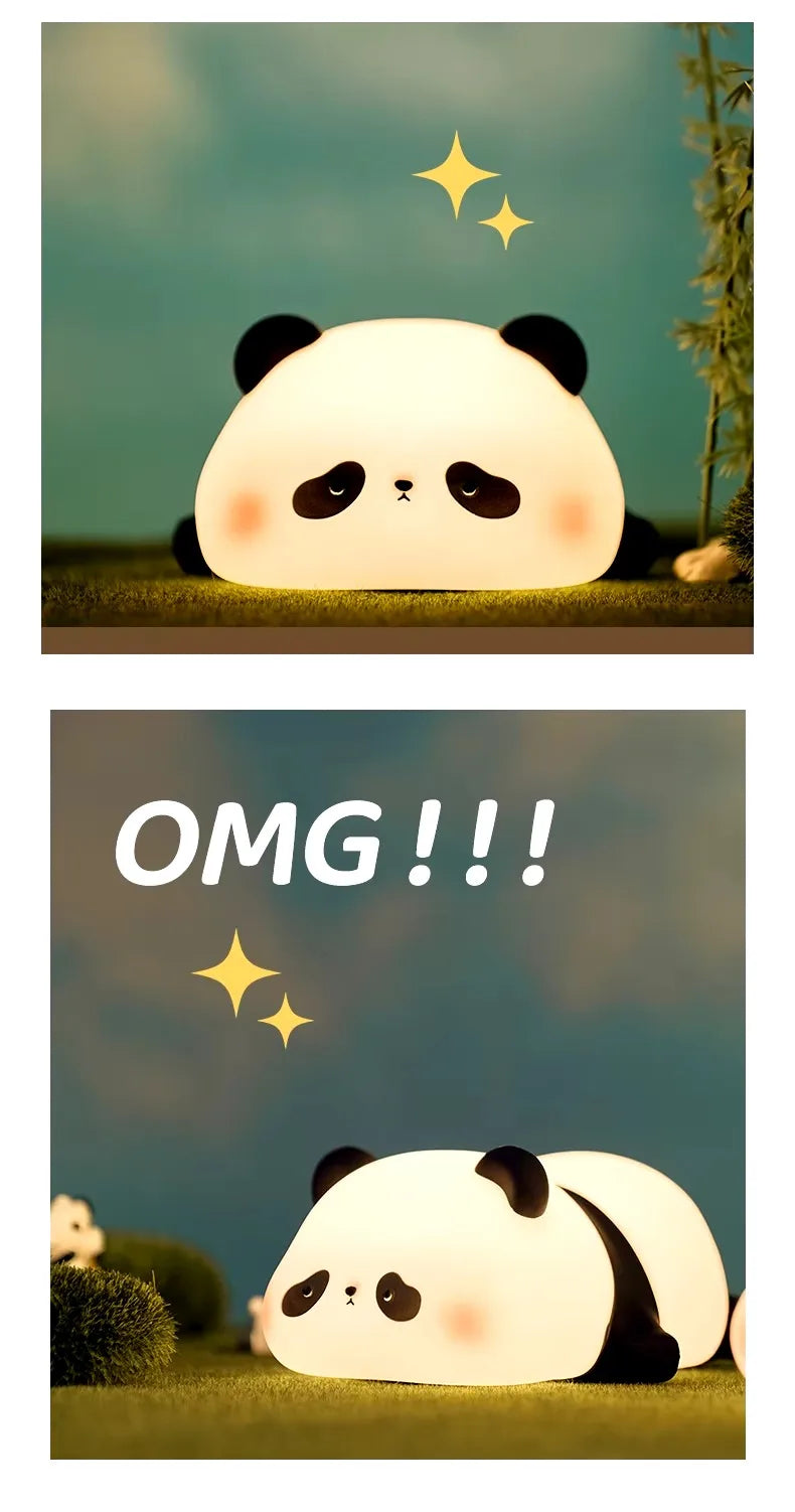 Veilleuse Panda Tactile avec luminosité réglable