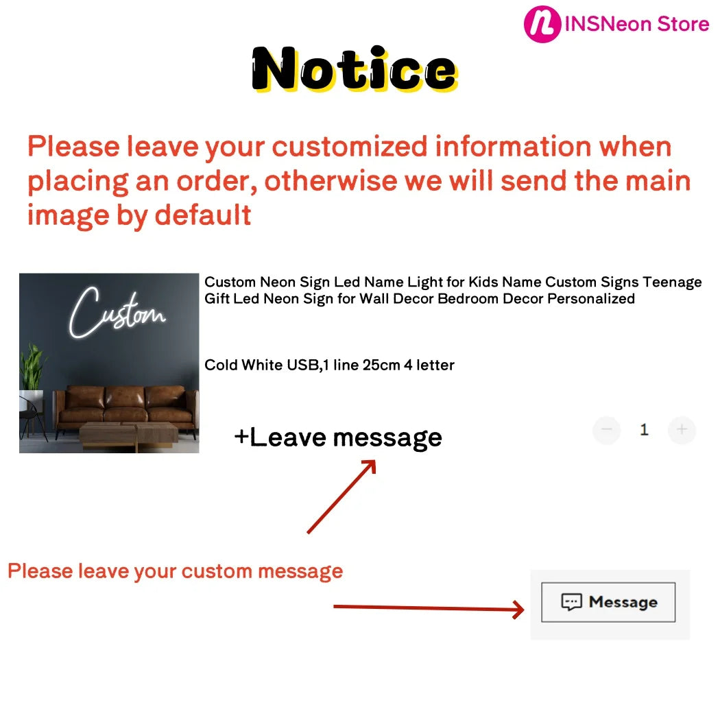 Néon Led personnalisé
