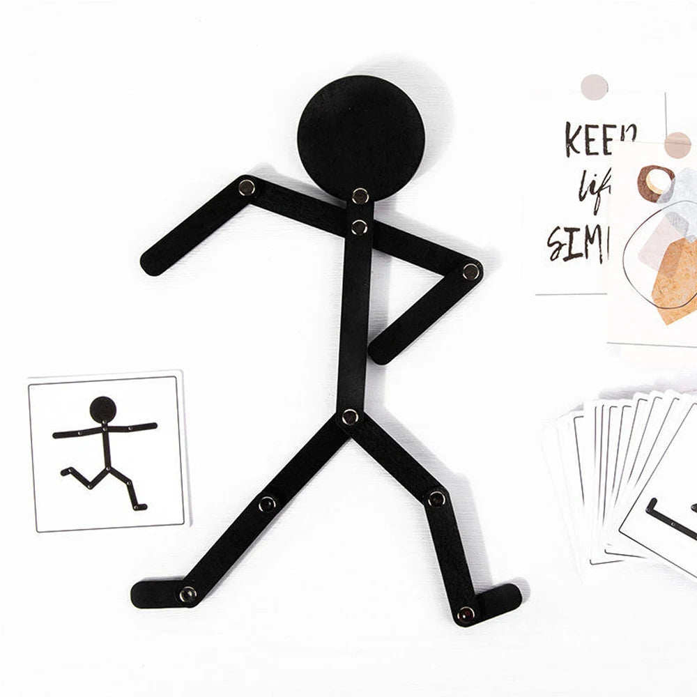 Wooden man Reproduit les figures