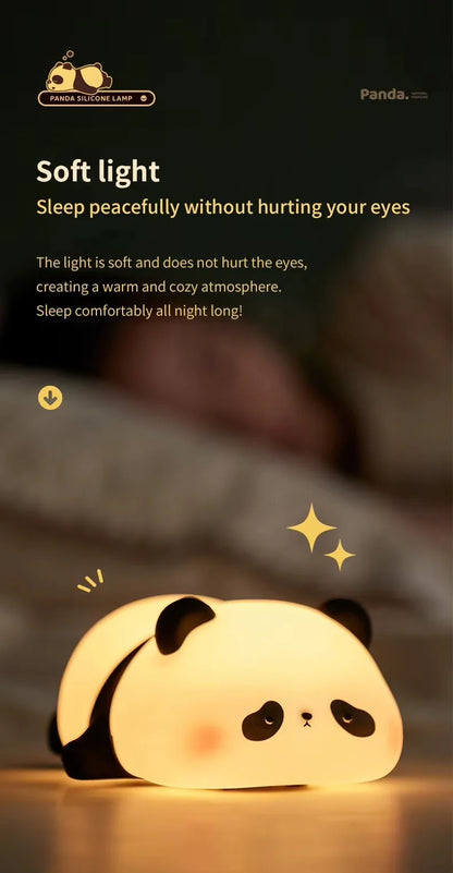 Veilleuse Panda Tactile avec luminosité réglable