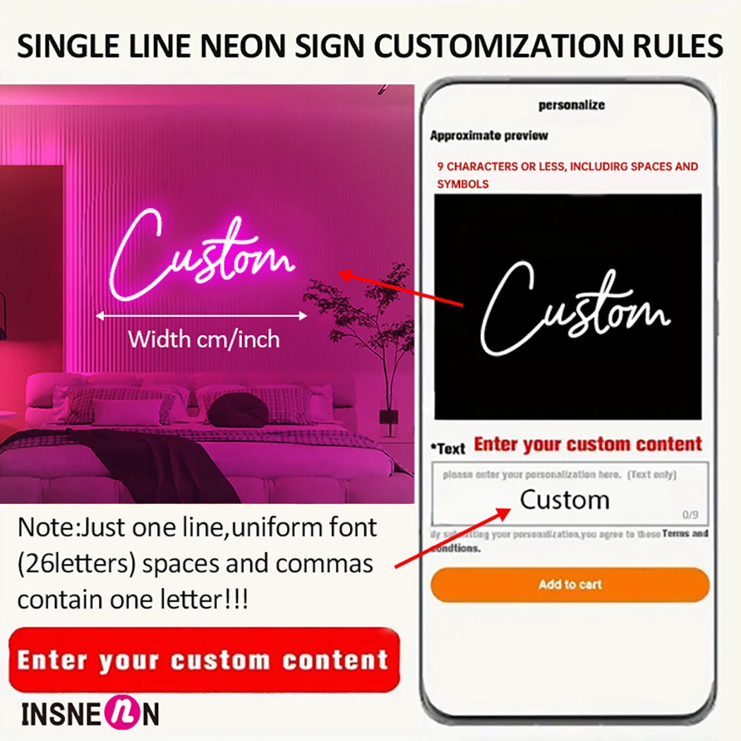 Néon Led personnalisé