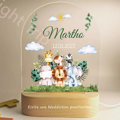 Veilleuse personnalisée pour bébé
