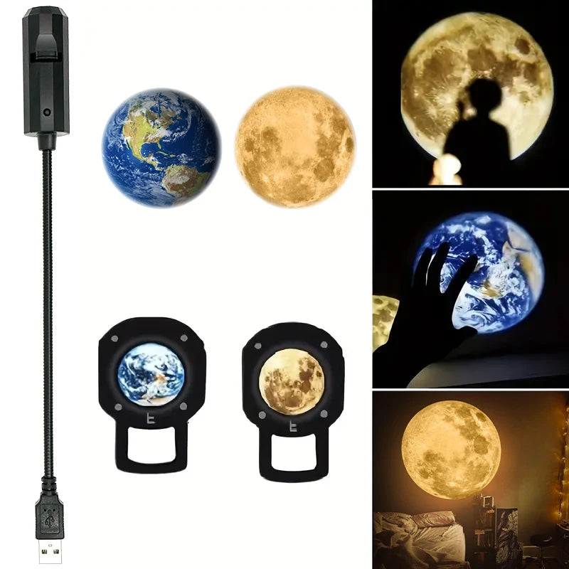 Veilleuse Projecteur Lune ou Terre