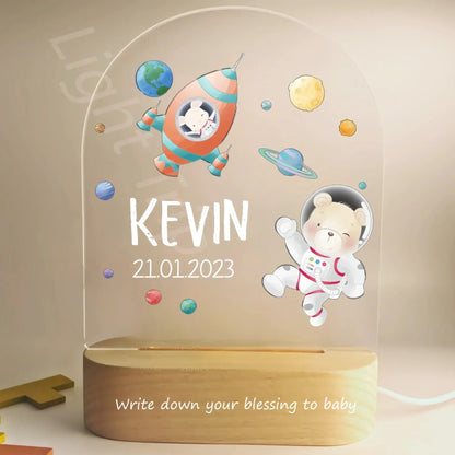 Veilleuse personnalisée pour bébé