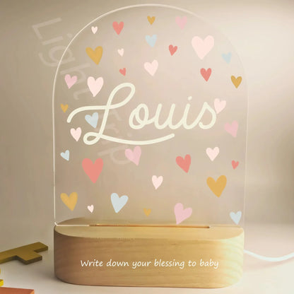 Veilleuse personnalisée pour bébé