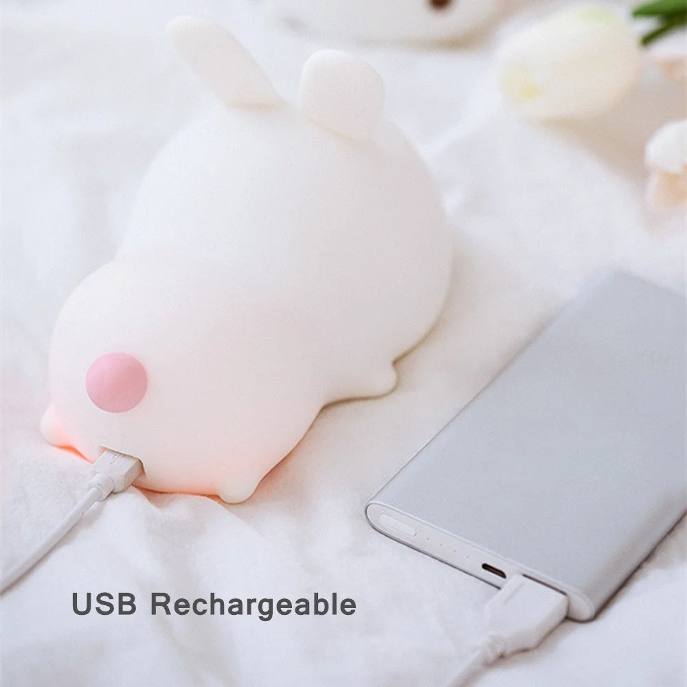 Veilleuse tactile LED lapin veilleuse 16 couleurs