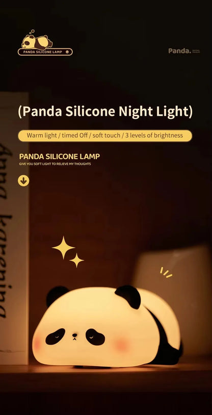 Veilleuse Panda Tactile avec luminosité réglable