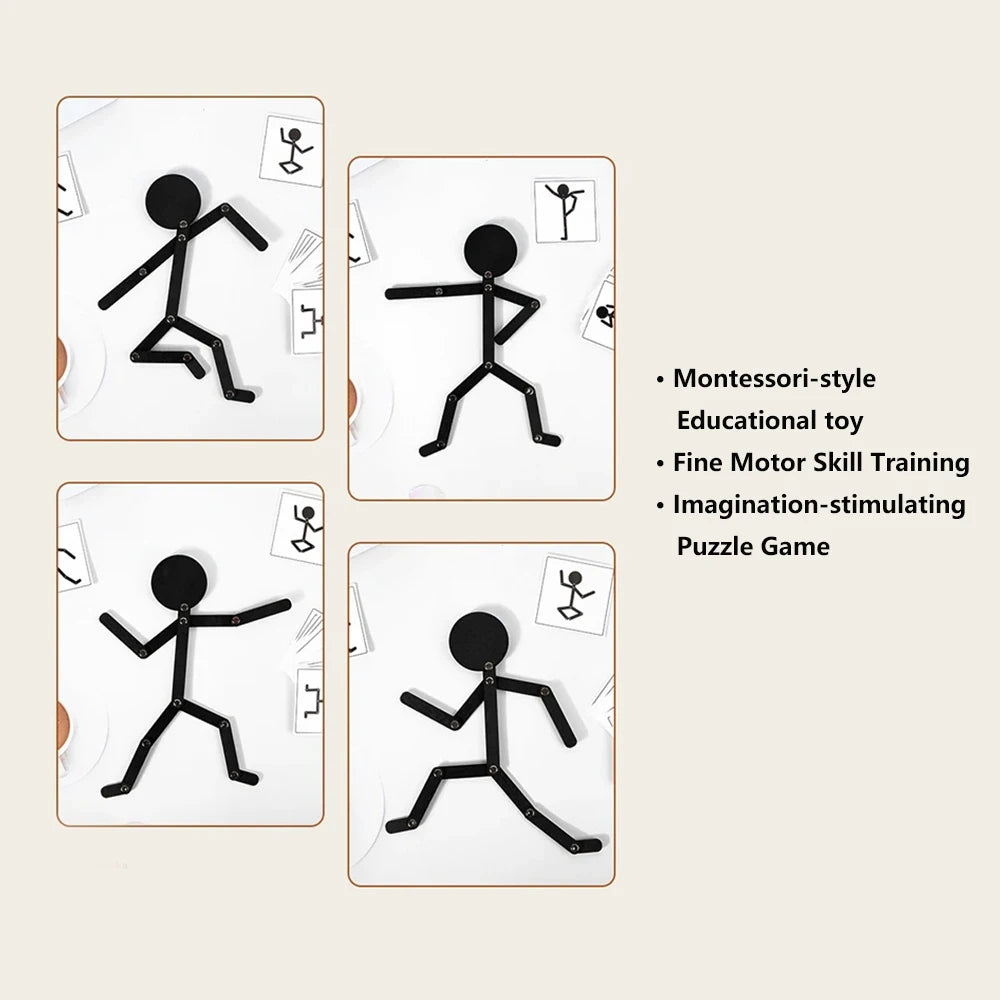 Wooden man Reproduit les figures