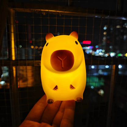 Mignon Capybara veilleuse de nuit en Silicone