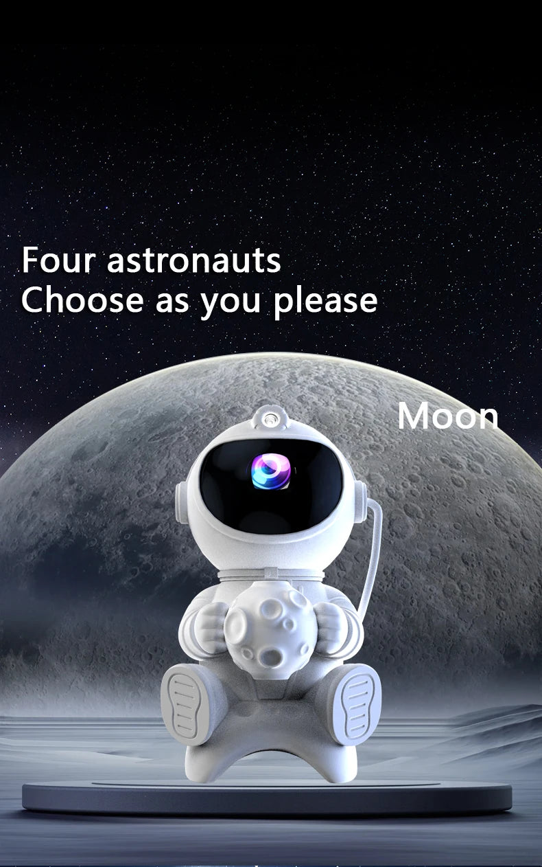 Projecteur d'Etoile Astronaute Bluetooth avec haut-parleur et télécommande