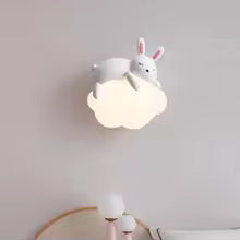 Applique Murale Suspendue en Forme de Petit Ours pour Chambre d'Enfant.