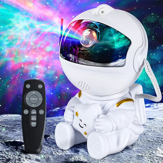 Projecteur d'Etoile Astronaute Bluetooth avec haut-parleur et télécommande
