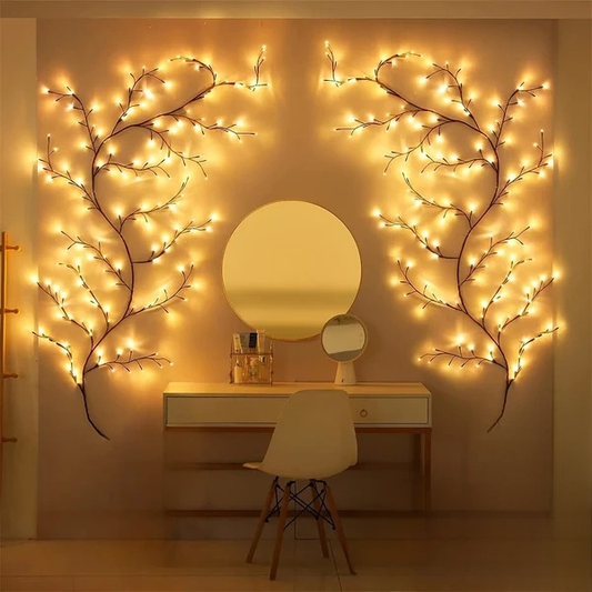 Lumière décorative branche d'arbre 96 leds