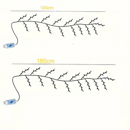 Lumière décorative branche d'arbre 96 leds