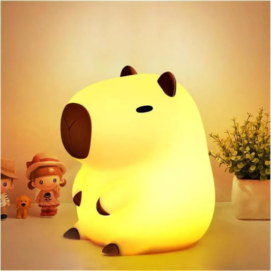 Mignon Capybara veilleuse de nuit en Silicone