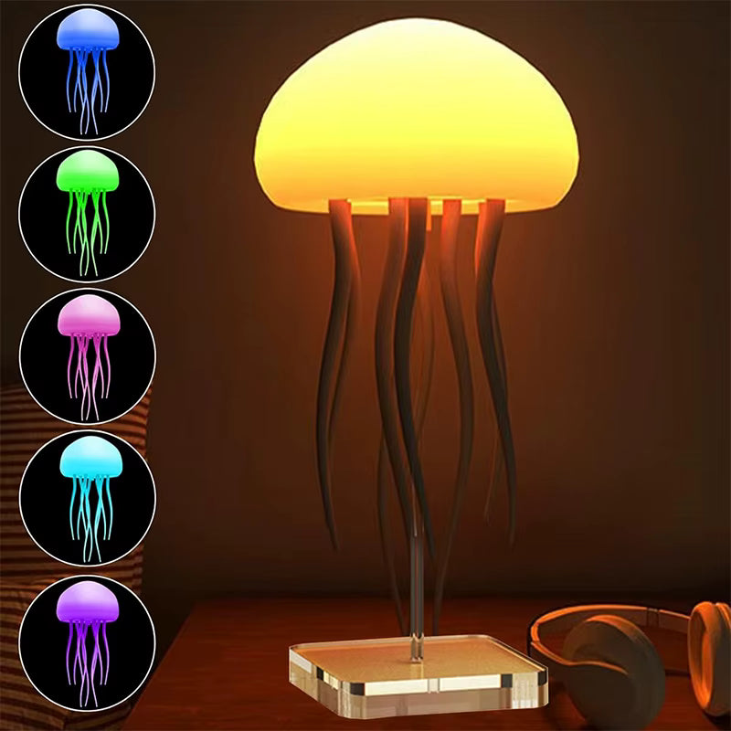 Lampe méduse LED avec 9 tentacules