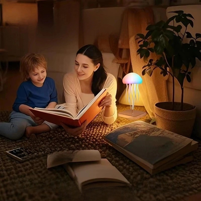 Lampe méduse LED avec 9 tentacules