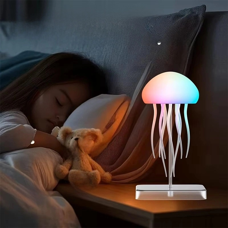 Lampe méduse LED avec 9 tentacules